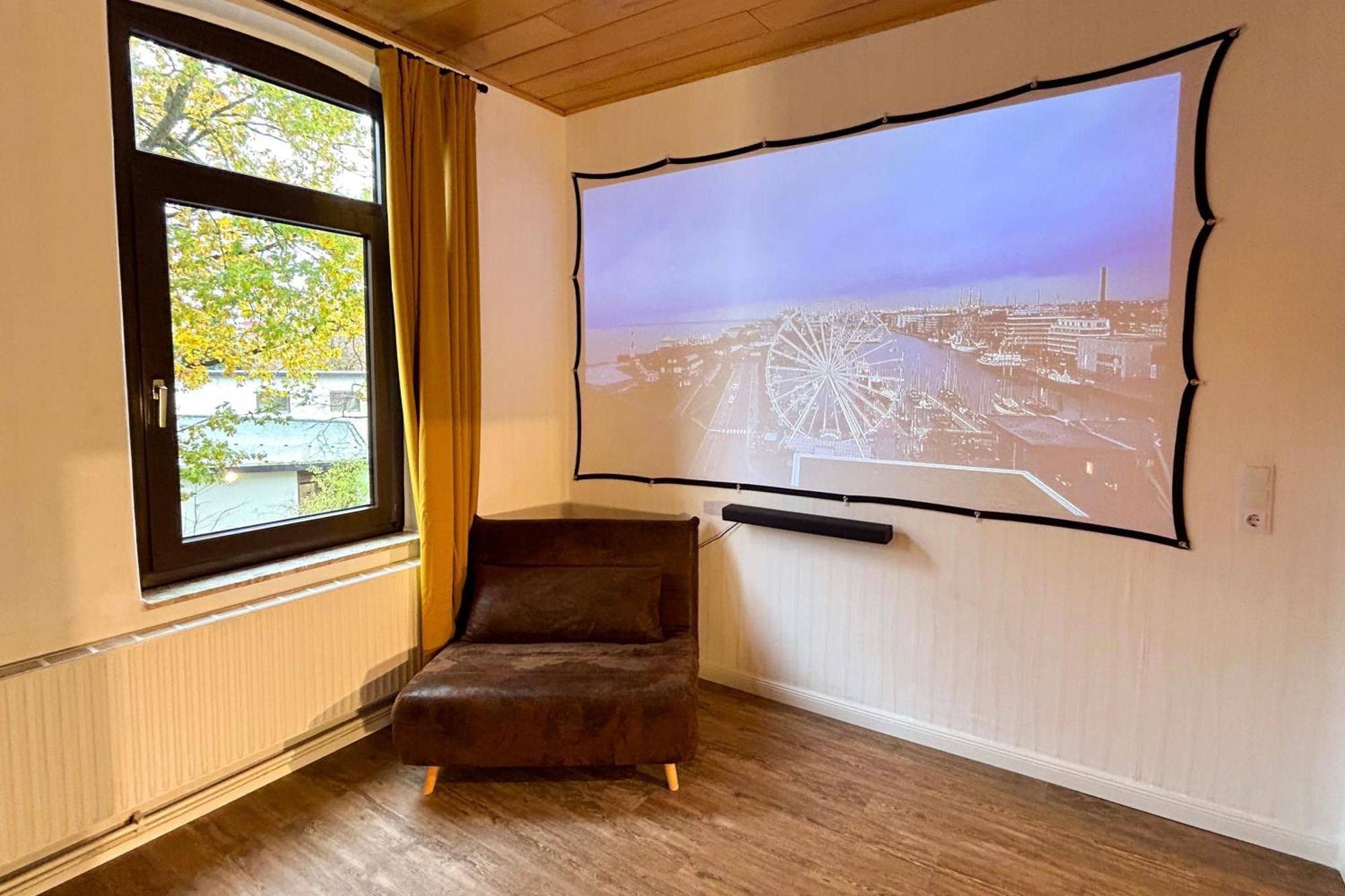 Das blaue Türchen - Wohnung mit Beamer und Kicker Bremerhaven Exterior foto